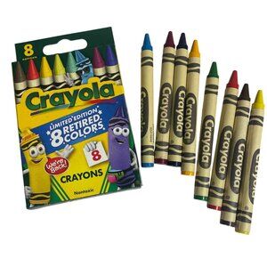 Crayola Limited Edition 8 Colors Crayons Set Back from Retirement Time Shortly